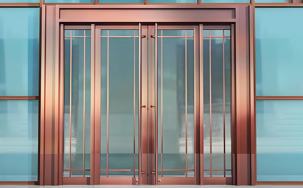 合水玻璃地弹门