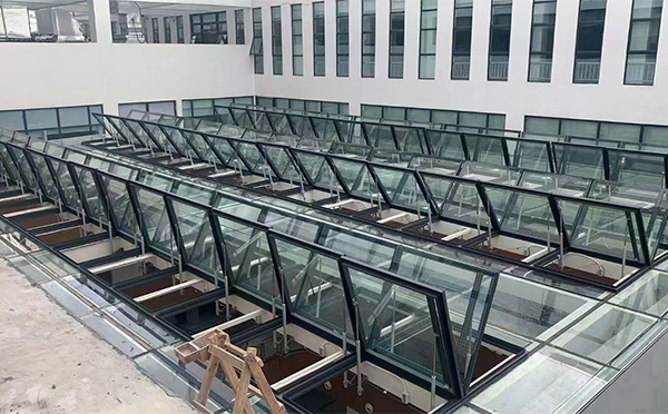 百安科技有限公司近期合水排烟窗项目案例分享